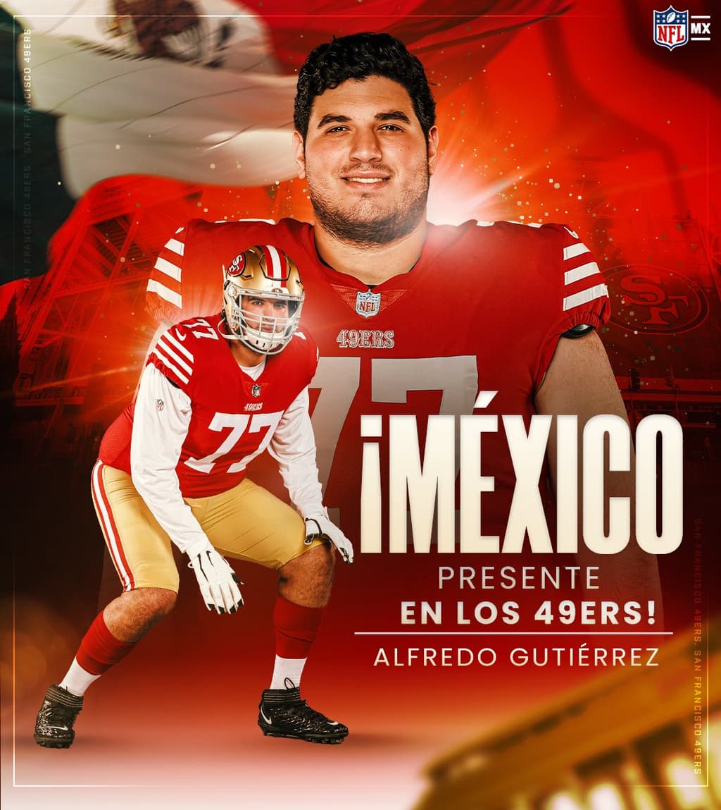 El mexicano Alfredo Gutiérrez se queda en los San Francisco 49ers