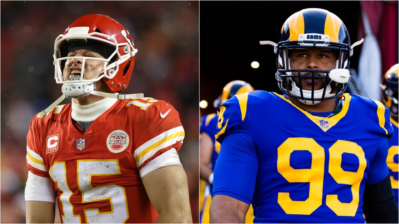 Patrick Mahomes y Aaron Donald, reconocidos Ofensivo y Defensivo del Año en la NFL