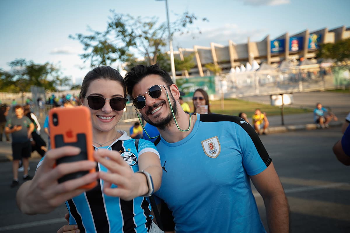Los fanáticos de Uruguay son mayoría en Belo Horizonte para el primer juego del Grupo C de la Copa América 2019 contra Ecuador.