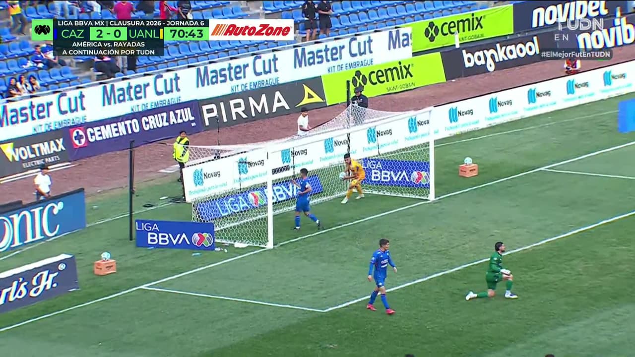 ¡GOL!  anota para Tigres. Ángel Correa