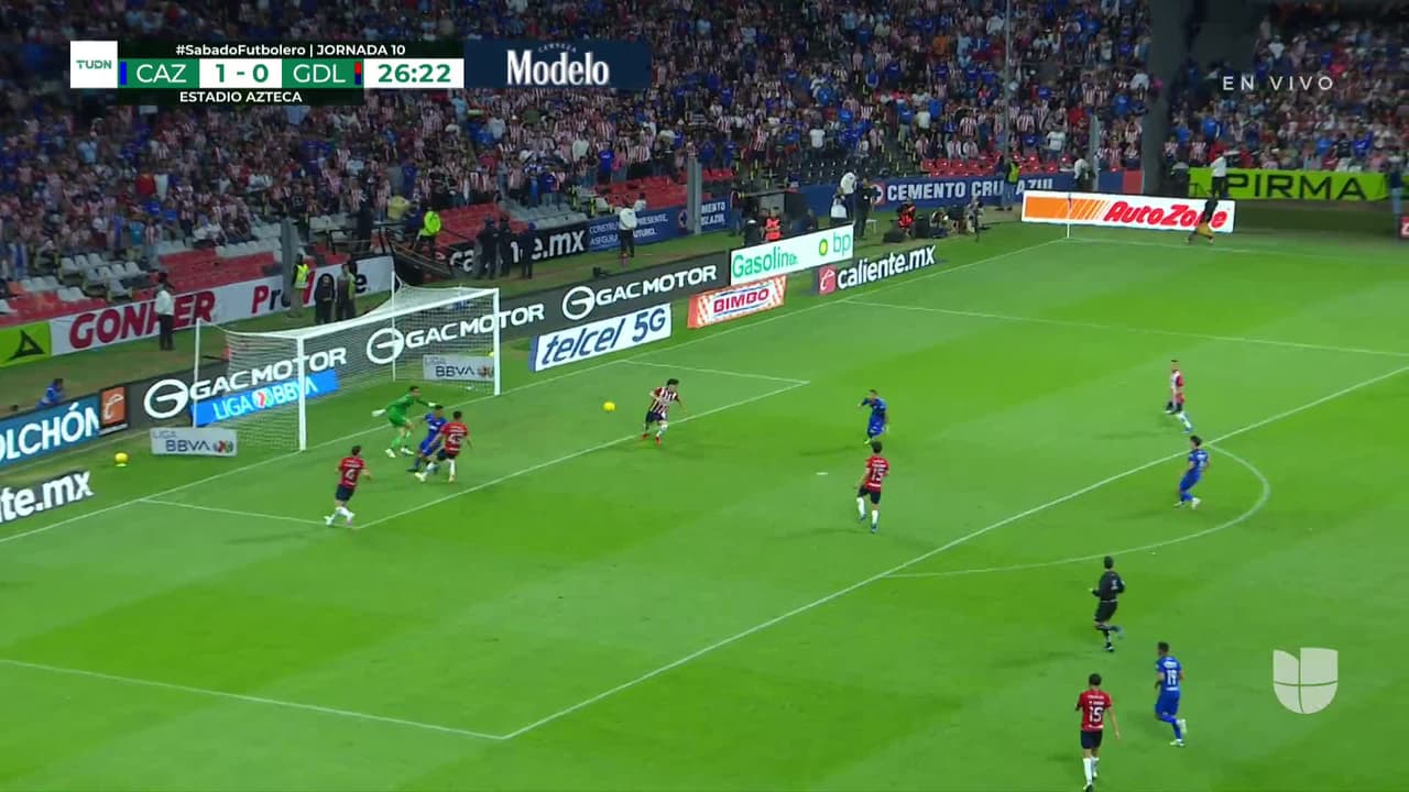 ¡GOOOL! Uriel Antuna anota para Cruz Azul.