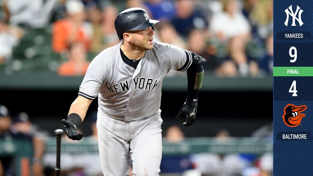 Los New York Yankees vencieron en Baltimore a los Orioles