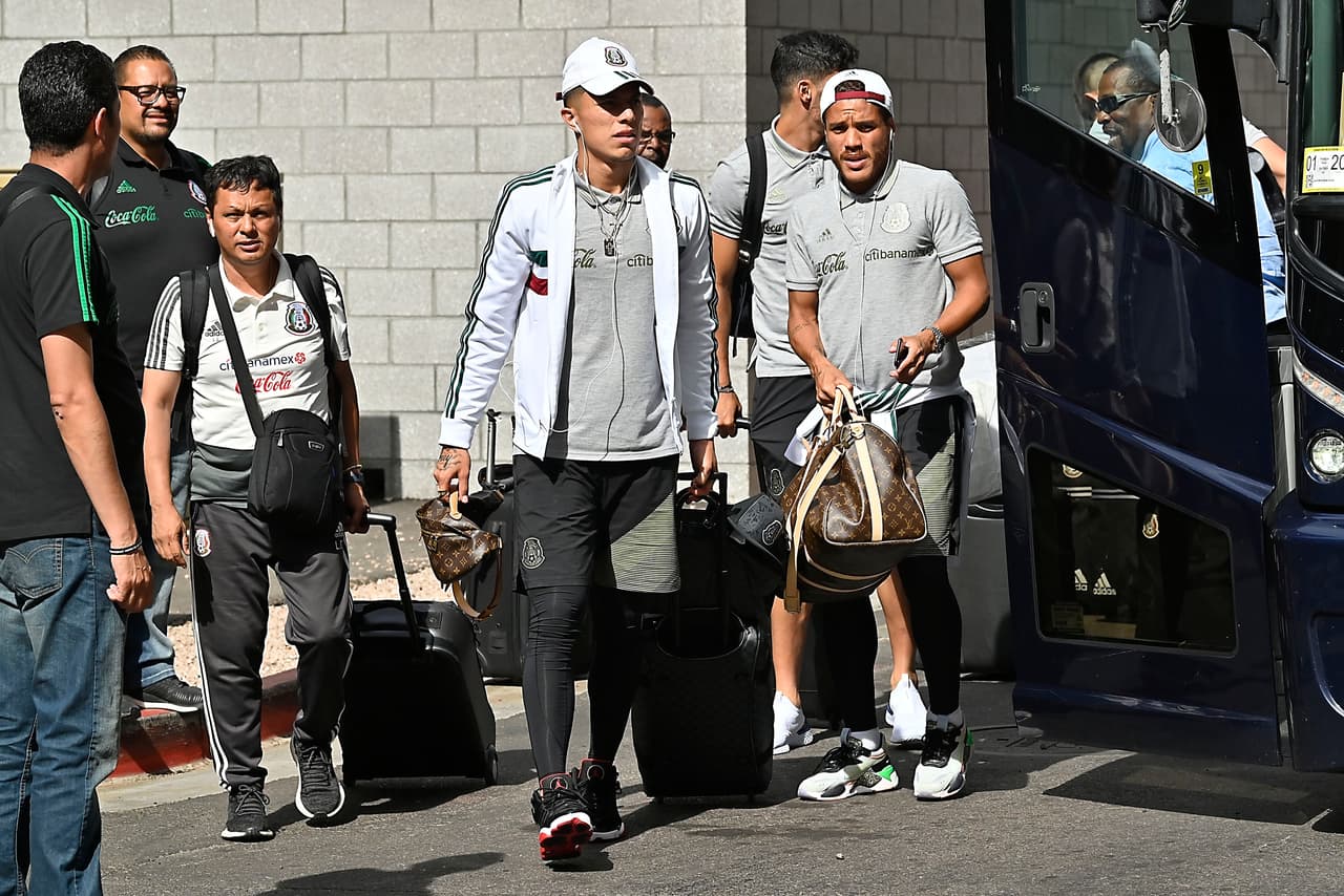 Los fanáticos recibieron a la Selección Mexicana en Phoenix Arizona, donde este martes se enfrentarán con Haití en la Semifinal de la Copa Oro.