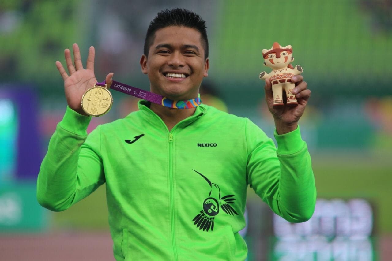 El atleta mexicano Pedro Gandarilla.