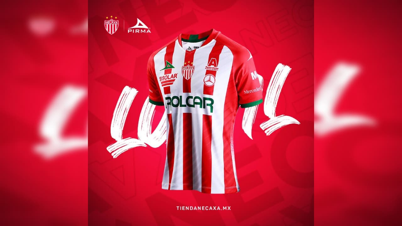 El uniforme de local hecho por Pirma, lucirá los colores cláscios del club, con sus tradicionales franjas verticales.