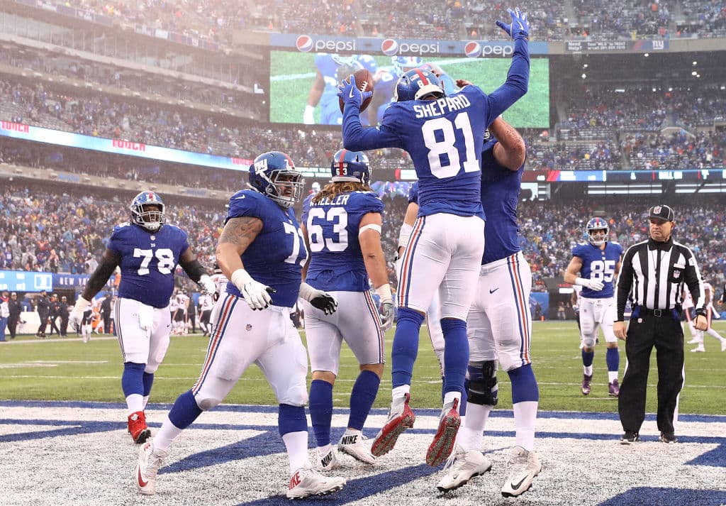 Y con una jugada extraordinaria, los Giants tomaron la ventaja. Odell Beckham Jr., más conocido por sus dotes de receptor, lanzó un pase de touchdown de 49 yardas a Russell Shepard.