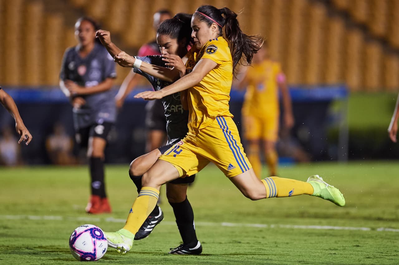 Lizbeth Ovalle, Belén Dde Jesús Cruz, Natalia Gómez Junco y María Fernanda Elizondo hicieron los goles en el triunfo de Tigres.
