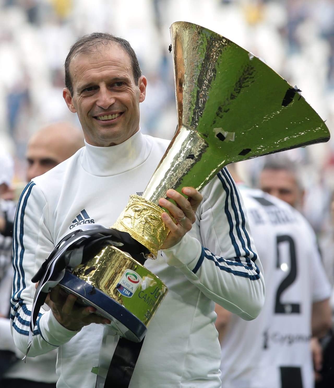 El trofeo de la Serie A en Italia, uno que ya parece patentado para Juventus.