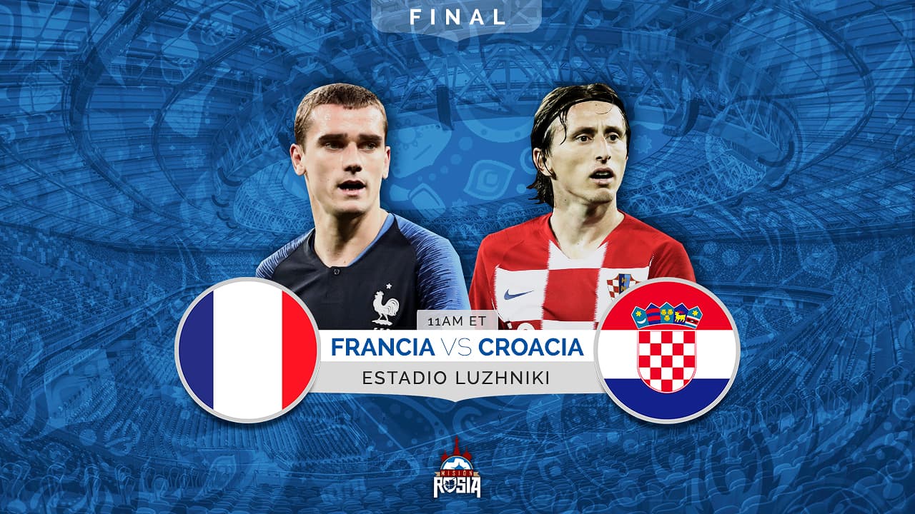 Francia vs. Croacia… el surgimiento de una nueva era que entregará Rusia 2018