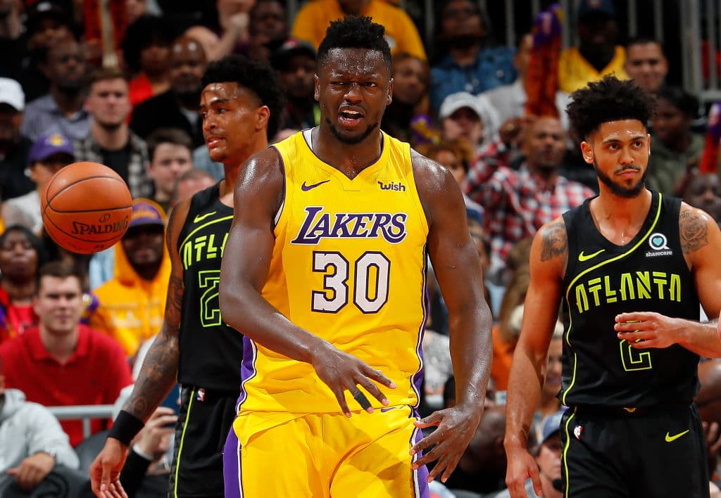 9)
<b>Julius Randle</b>. El delantero, ahora con New Orleans, fue de lo mejor que tuvo una de las peores versiones de los Lakers. Tras cuatro años de progreso continuo, con Pelicans debe explotar su talento.