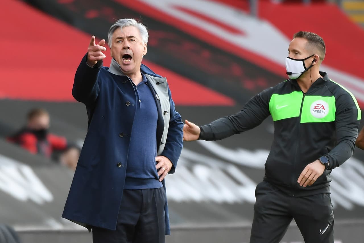 Cae el Everton de Ancelotti ante el Everton 2-0. Los tantos fueron conectados por James Ward-Prowse y Che Adams durante la primera mitad del partido. Los ‘Toffees’ pierden su racha invicta durante la quinta Jornada en la Premier League.