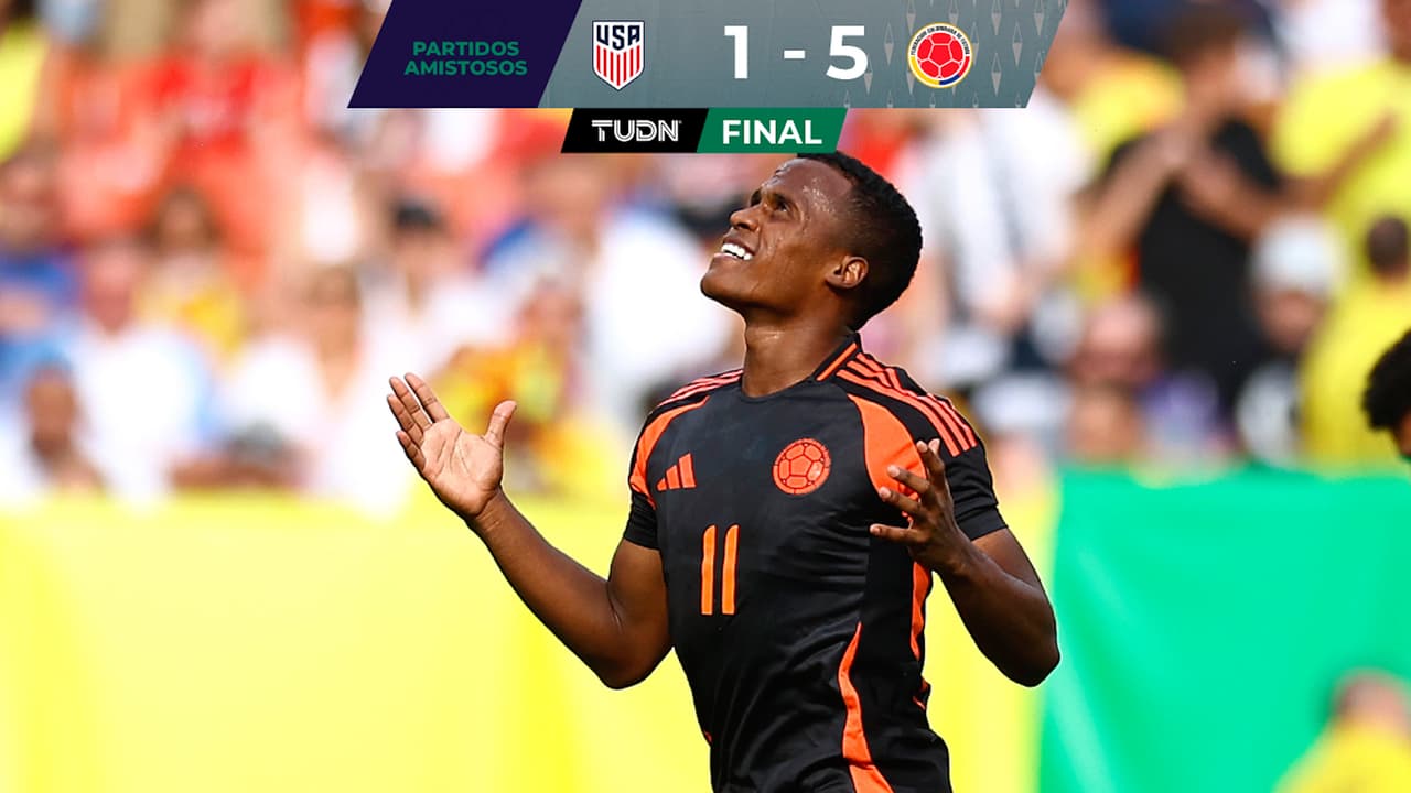 Colombia golea a Estados Unidos previo a Copa América 