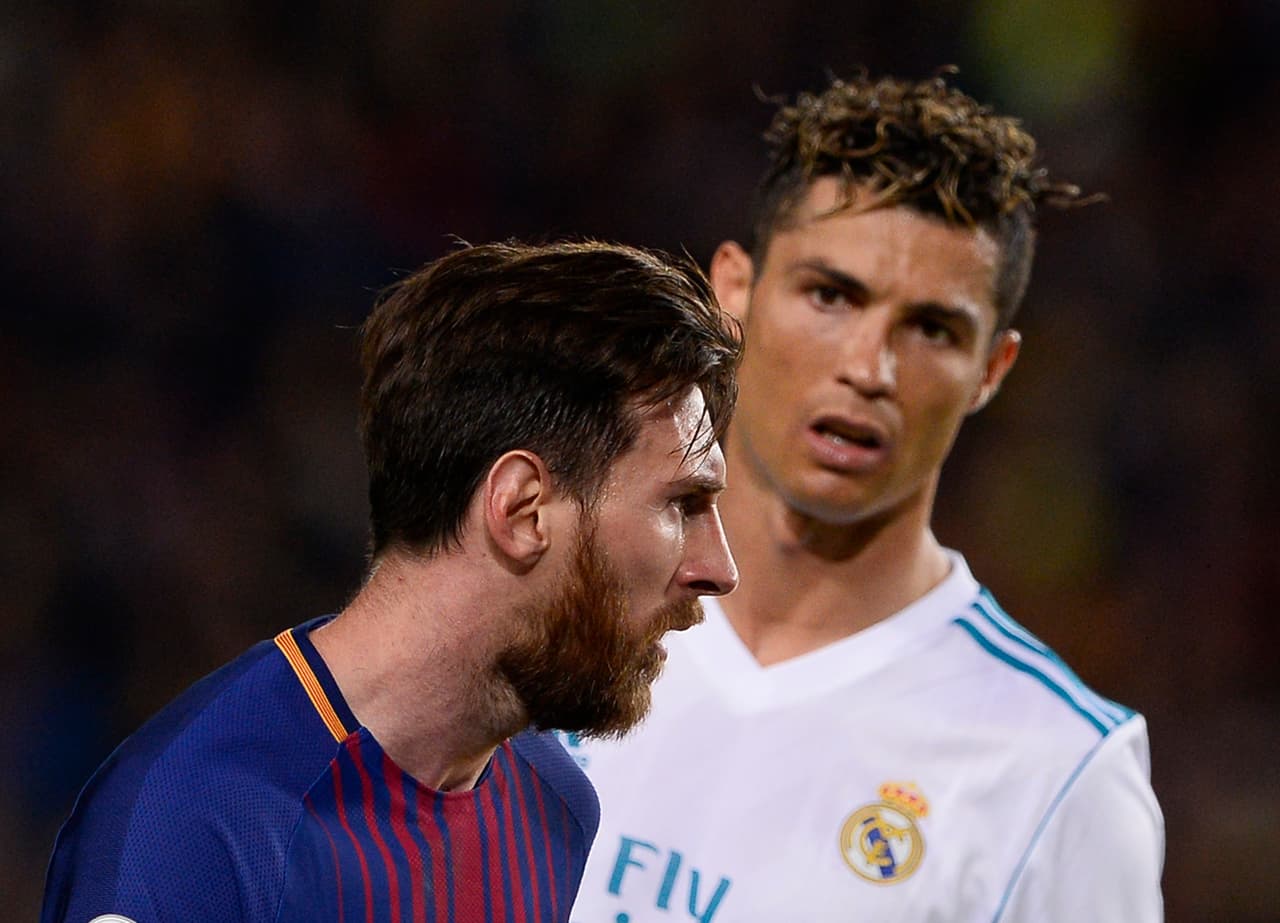 Se fue CR7 y se le acabó el gol a Lionel Messi ante Real Madrid