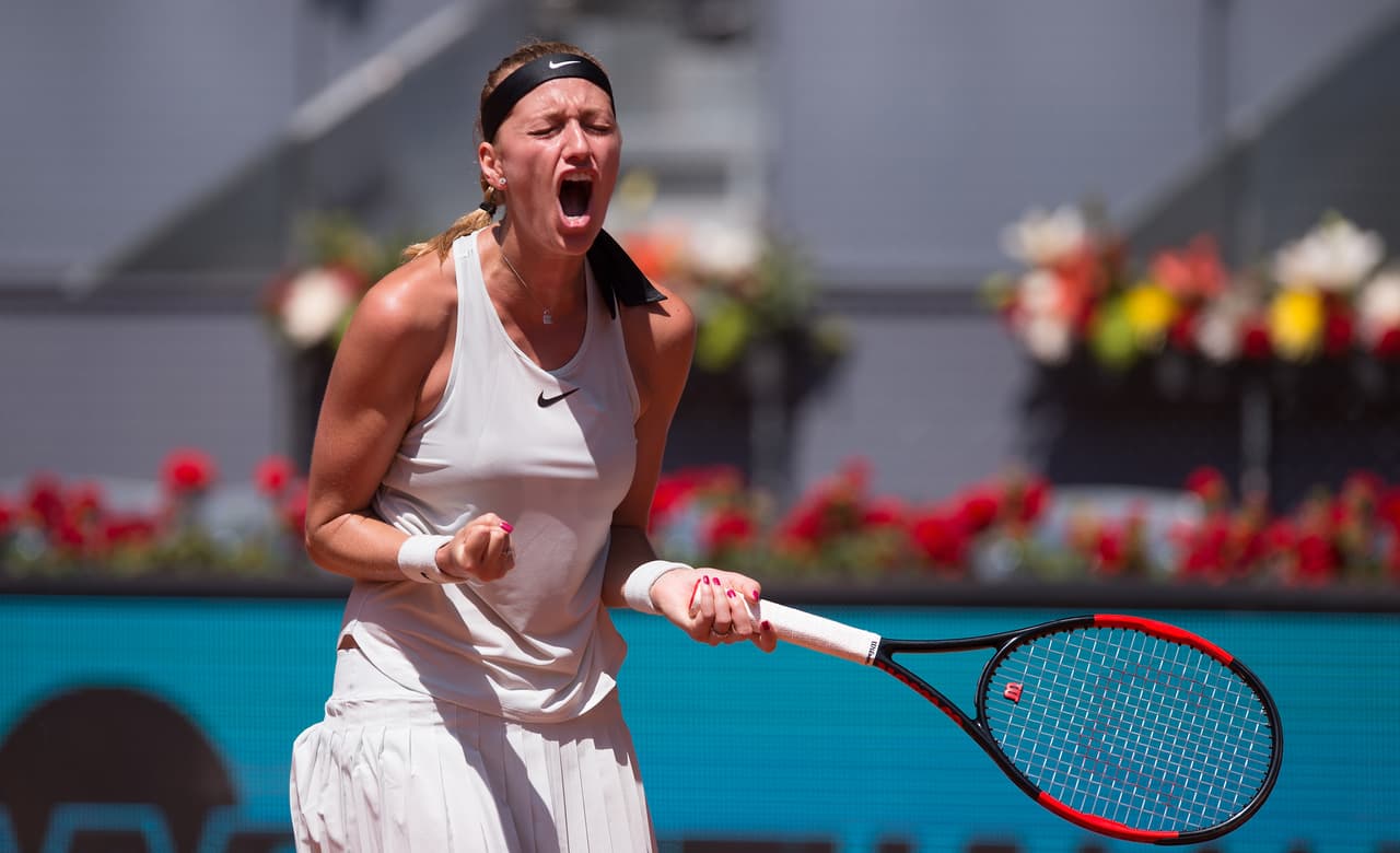 Petra Kvitova logró un triunfo brillante 6-3, 7-6 (8) contra la puertorriqueña Monica Puig.