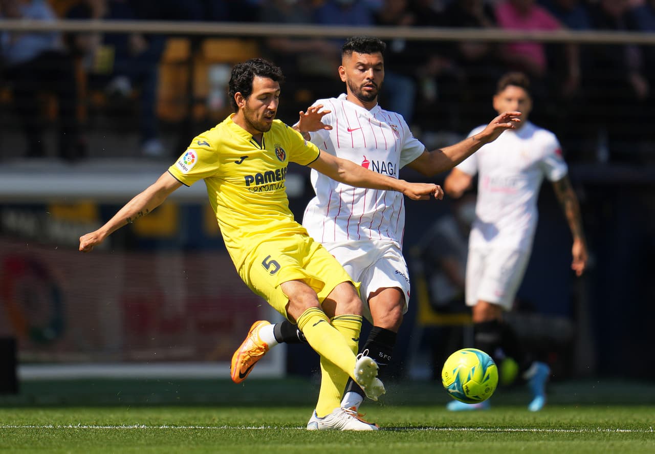 Empate de último minuto para Sevilla contra Villarreala en La Cerámica para acercarse a Europa; Jesús 'Tecatito' Corona fue titular y tuvo una mediana participación.