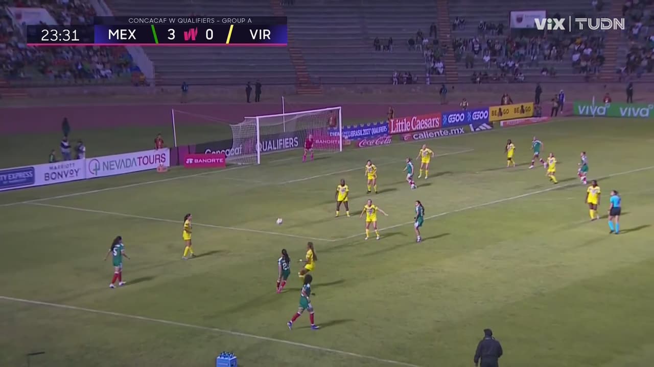 ¡Desde el manchón penal Charlyn no falla, pone el cuarto y doblete a su cuenta!