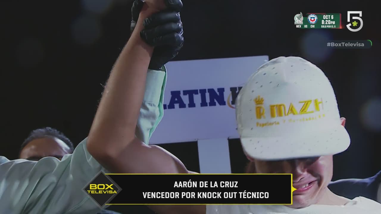 Un torbellino llamado Aarón de la Cruz en Box Televisa