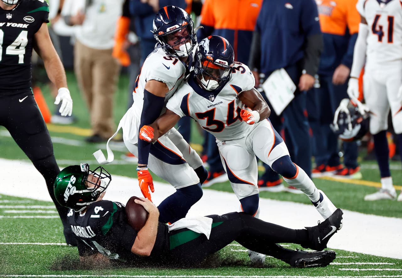 Denver sufre, pero logra imponerse 37-28 en su visita a los New York Jets, Melvin Gordon supero la 100 yardas por tierra y anotó dos touchdowns.