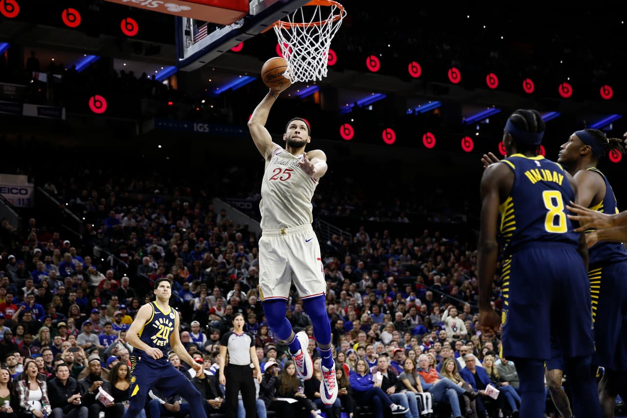 (14-6) Philadelphia 76ers
<b> 119-116</b> Indiana Pacers (12-7)