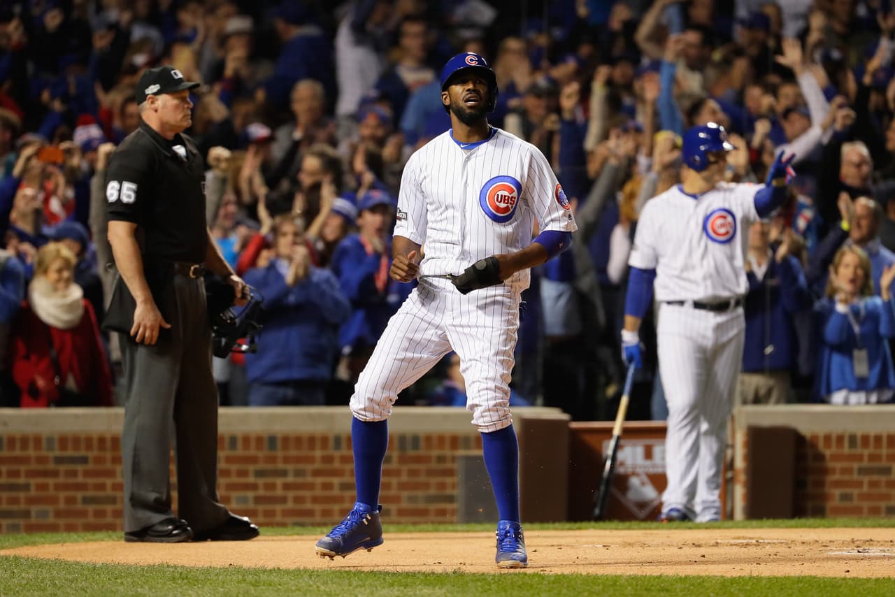 El jardinero central Dexter Fowler, a sus 30 años, ha estado en 125 juegos de esta temporada con Cachorros.