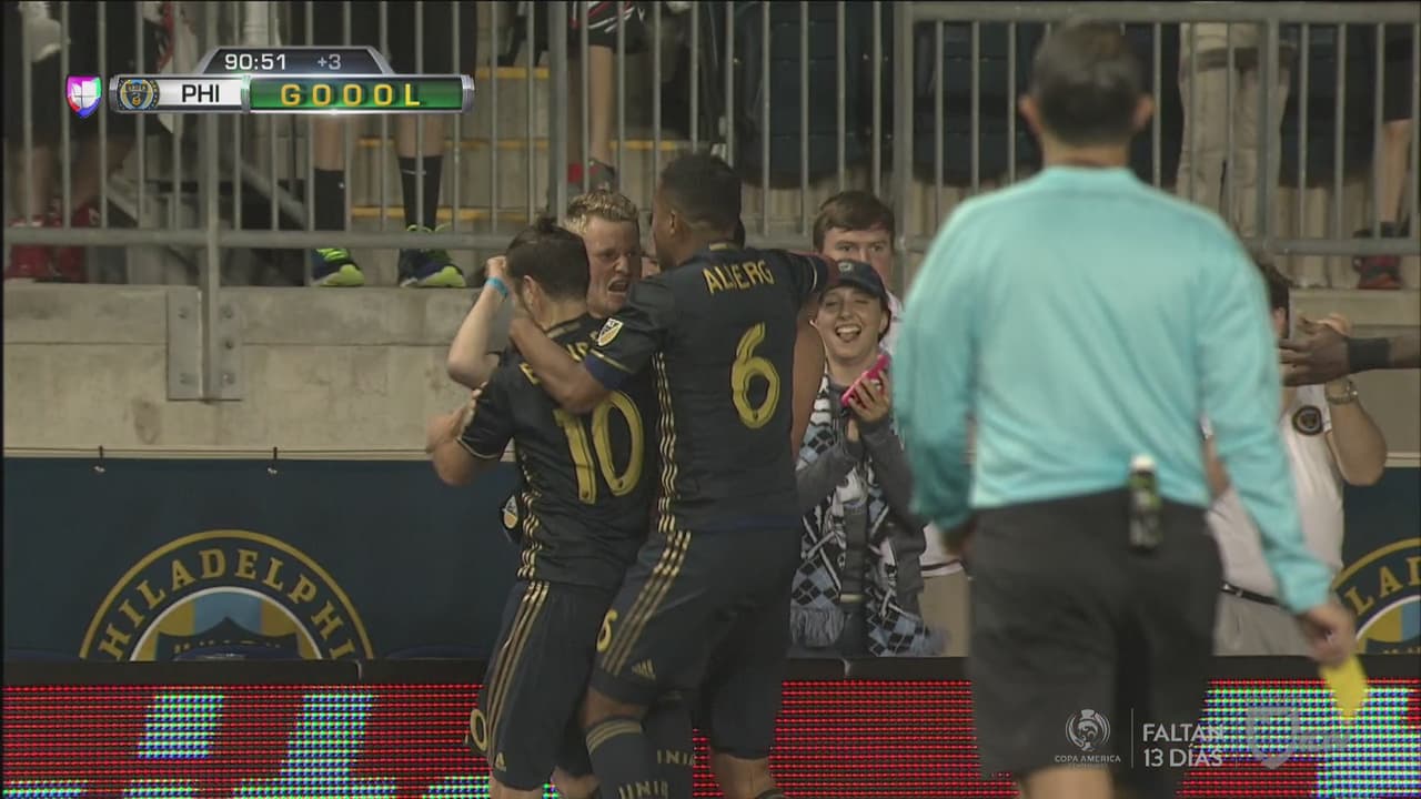 Philadelphia Union vence en la agonía al D.C. United