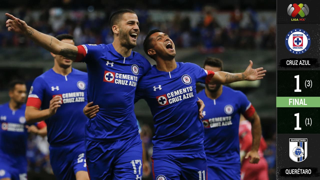 Cruz Azul despeja a los fantasmas y se instala en semifinales tras eliminar a Querétaro