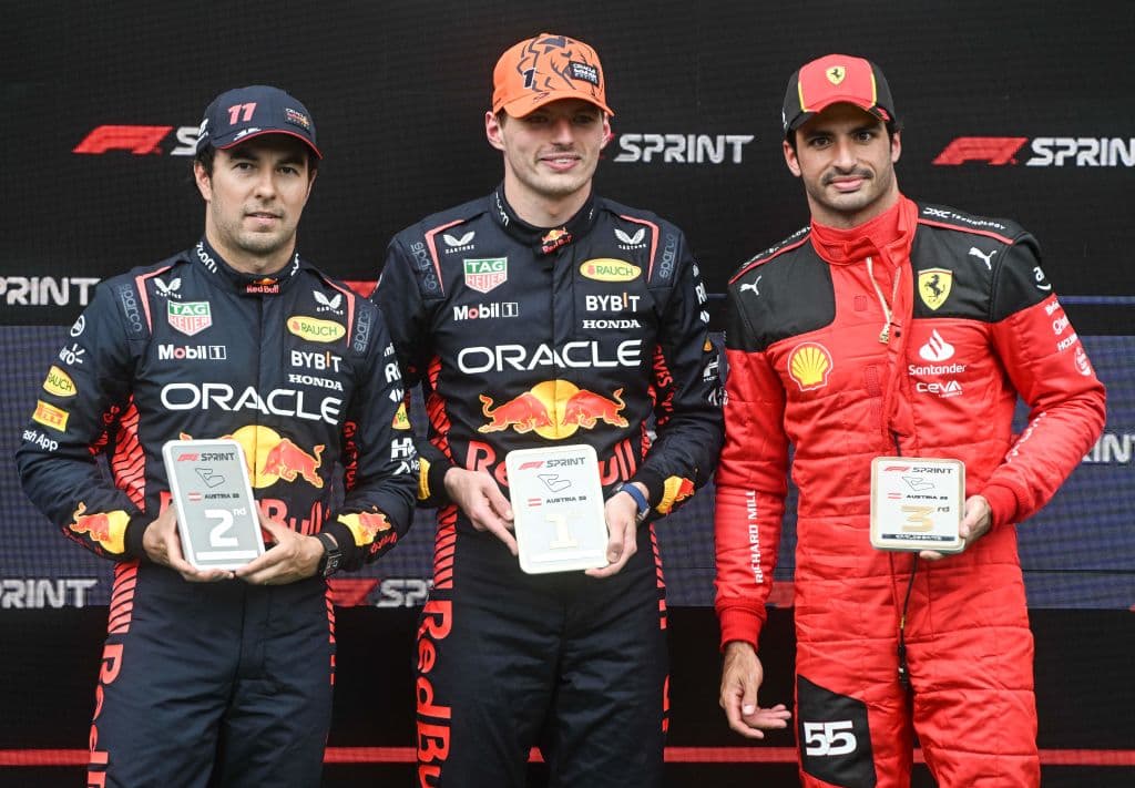 Max Verstappen ganó el sprint del GP de Austria; Checo Pérez quedó segundo