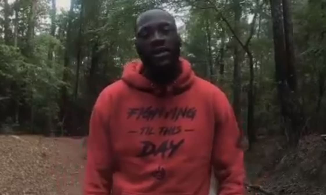 Deontay Wilder emite un desafiante mensaje contra el racismo