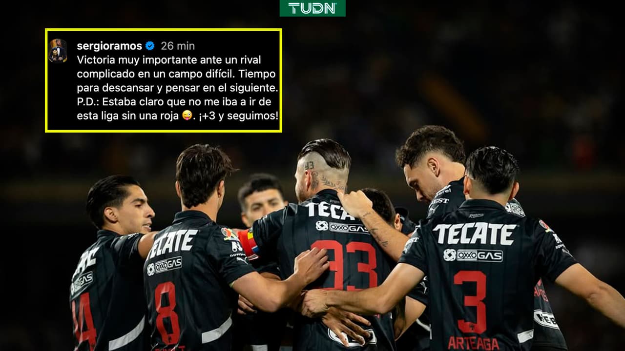 Sergio Ramos se ríe de expulsión vs. Pumas: "No me iba a ir sin una roja"