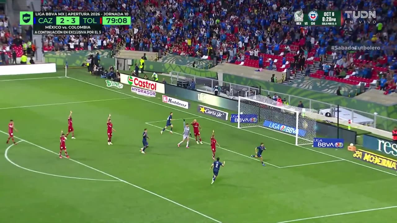 ¡Gol de Cruz Azul! ¡Gol de Luka Romero pero se lo anulan por fuera de juego!