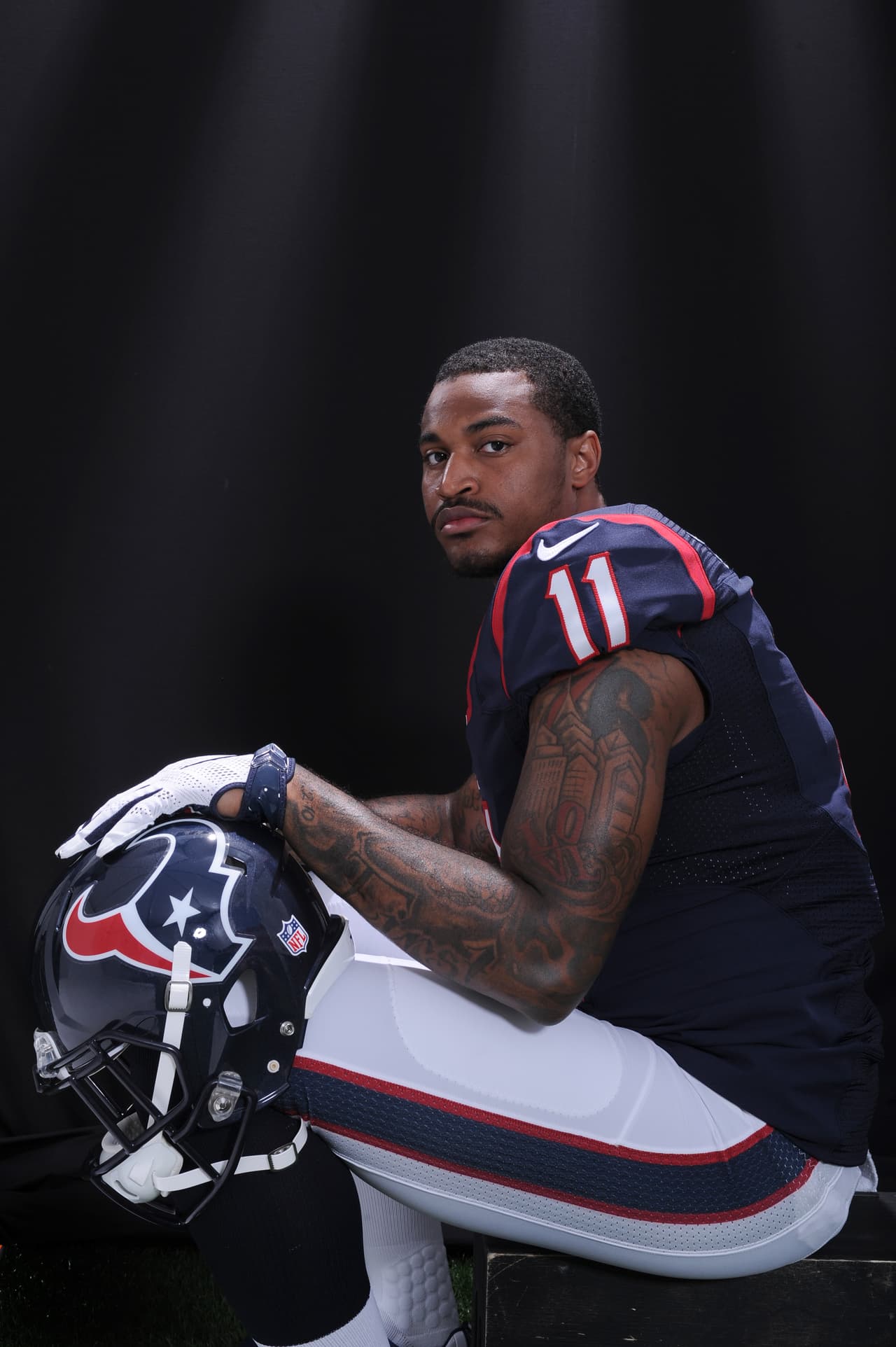 Checa las imágenes del novato receptor de los Houston Texans, Jaelen Strong, durante su sesión de fotos y dentro de los entrenamientos (AP-NFL).