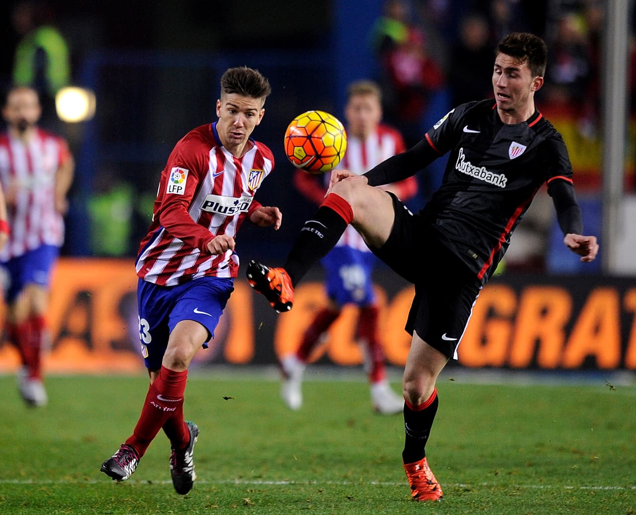 Los colchoneros recibieron en el Calderón a los leones de San Mamés en un partido lleno de garra y destellos de fútbol.