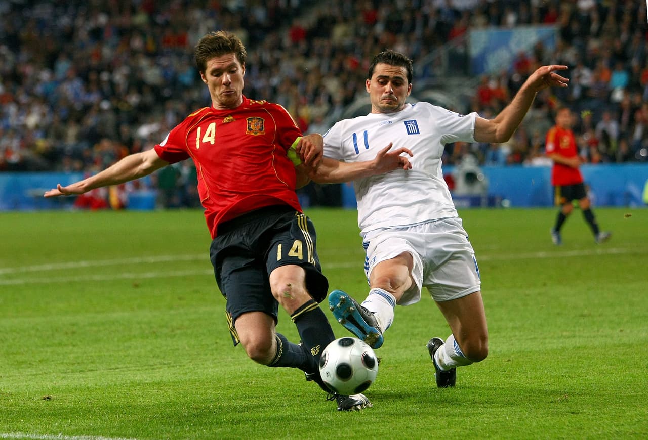 Xabi Alonso. En ese entonces con el Liverpool de Inglaterra, el mediocampista vasco se retiró en 2017 y ahora es entrenador de las canteras del Real Madrid.