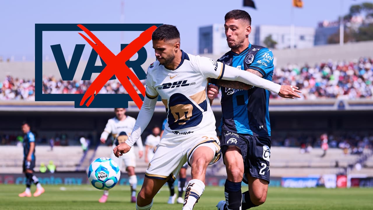 ¡Insólita falla del VAR en el Pumas vs. Querétaro y pasa esto!