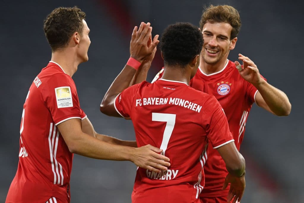 Sané comandó un contragolpe y asistió para Serge quien no desaprovechó la oportunidad.