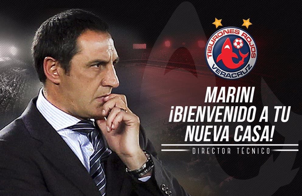 Veracruz presenta a Pablo Marini como su nuevo estratega