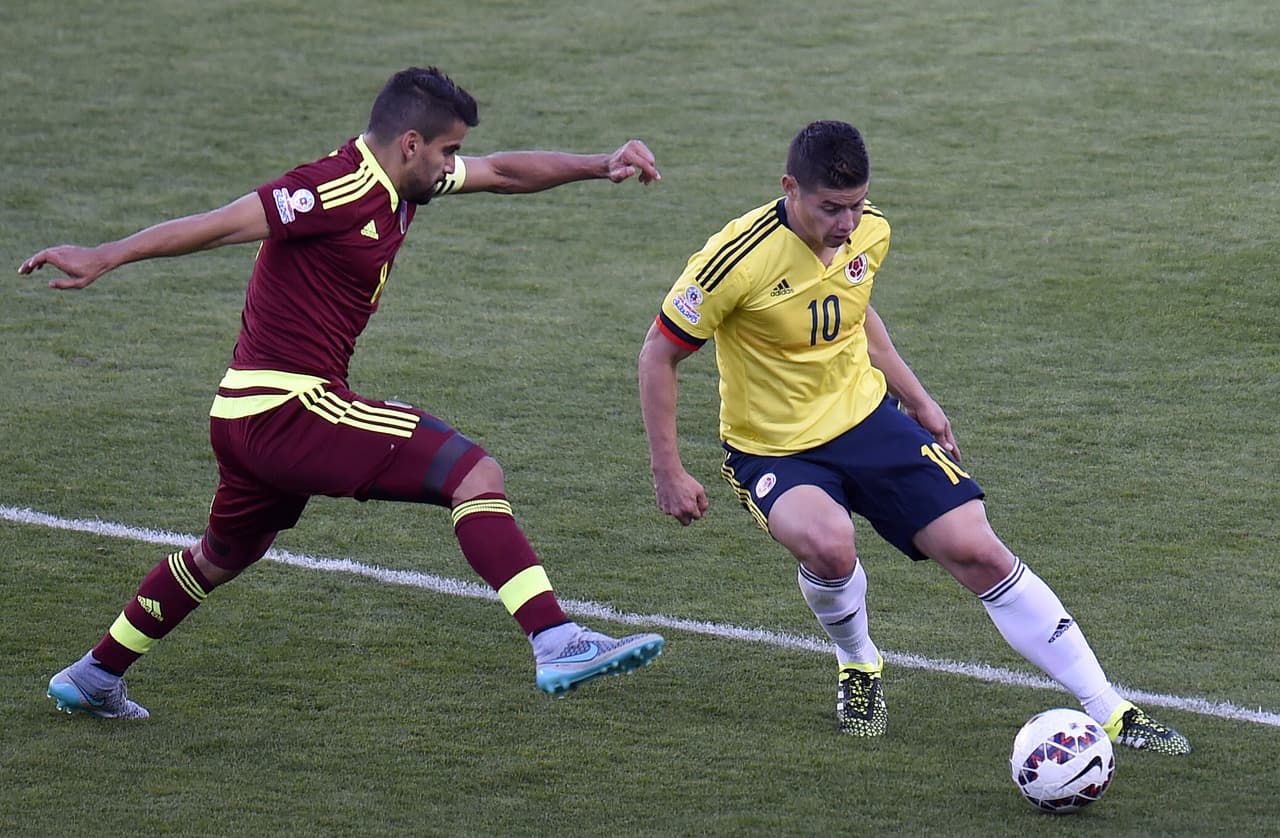 Ya en la segunda parte los colombianos quisieron cambiar el rostro que mostraron en la primera parte, pero fueron superados por los venezolanos.
