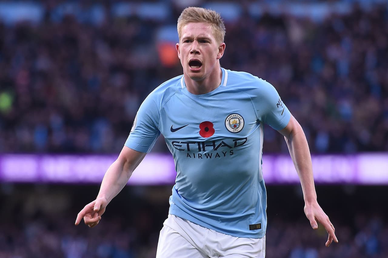 <b>24. Kevin de Bruyne - </b>Goles: 4 - Oportunidades: 35 - Porcentaje de éxito: 11,43%