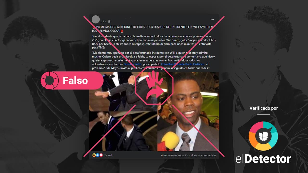 ElDetector responde a la audiencia: ¿Es real esta disculpa de Chris Rock a Will Smith?