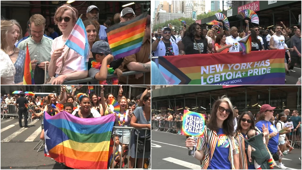Comunidad LGBT+ marcha por su orgullo en Nueva York: "Nuestra intención es libertad"
