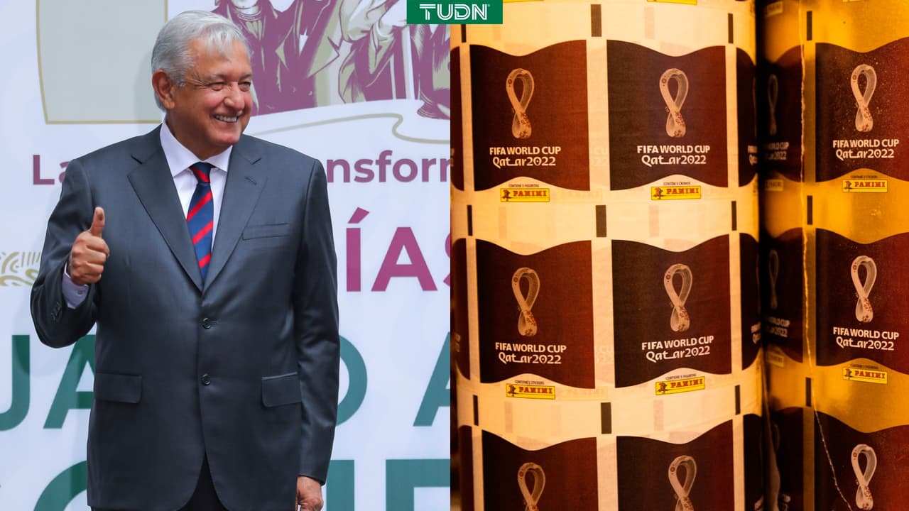 Hacen creer que AMLO sale en sobres Panini comprados en Tepito