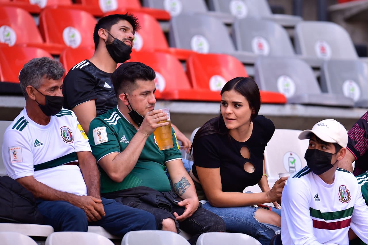 La afición mexicana, siempre presente.