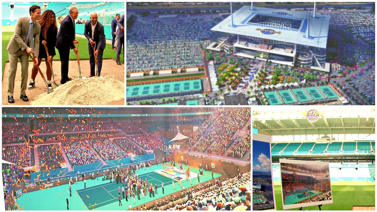 El estadio de los Dolphins será la nueve sede del Miami Open a partir del 2019