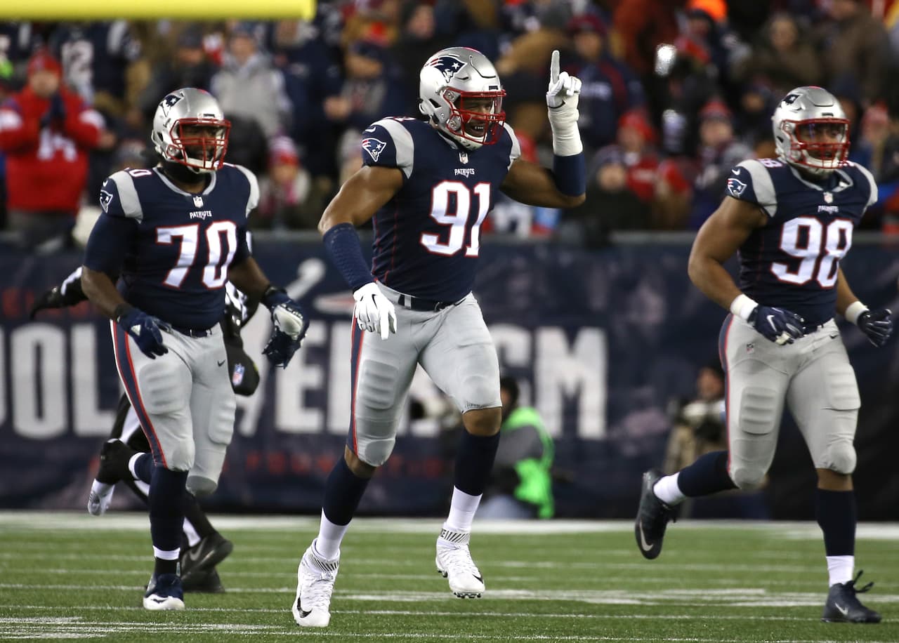 Deatrich Wise fue un peligro constante para Mariota, a quien capturó en par de ocasiones. La defensiva de los Patriots estuvo intratable.