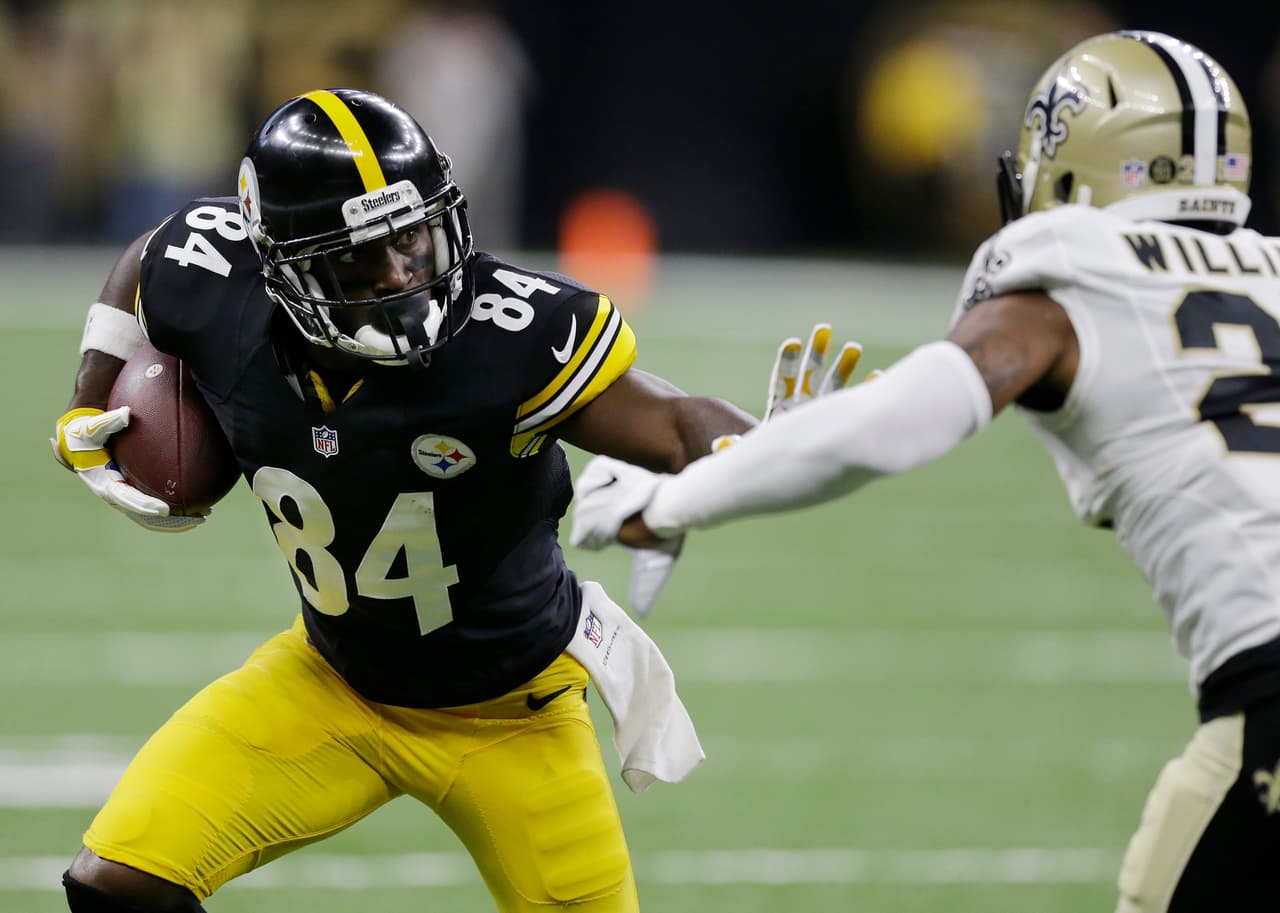 Antonio Brown reestructuró su contrato y ganará $10.25 millones en el 2016 con Pittsburgh