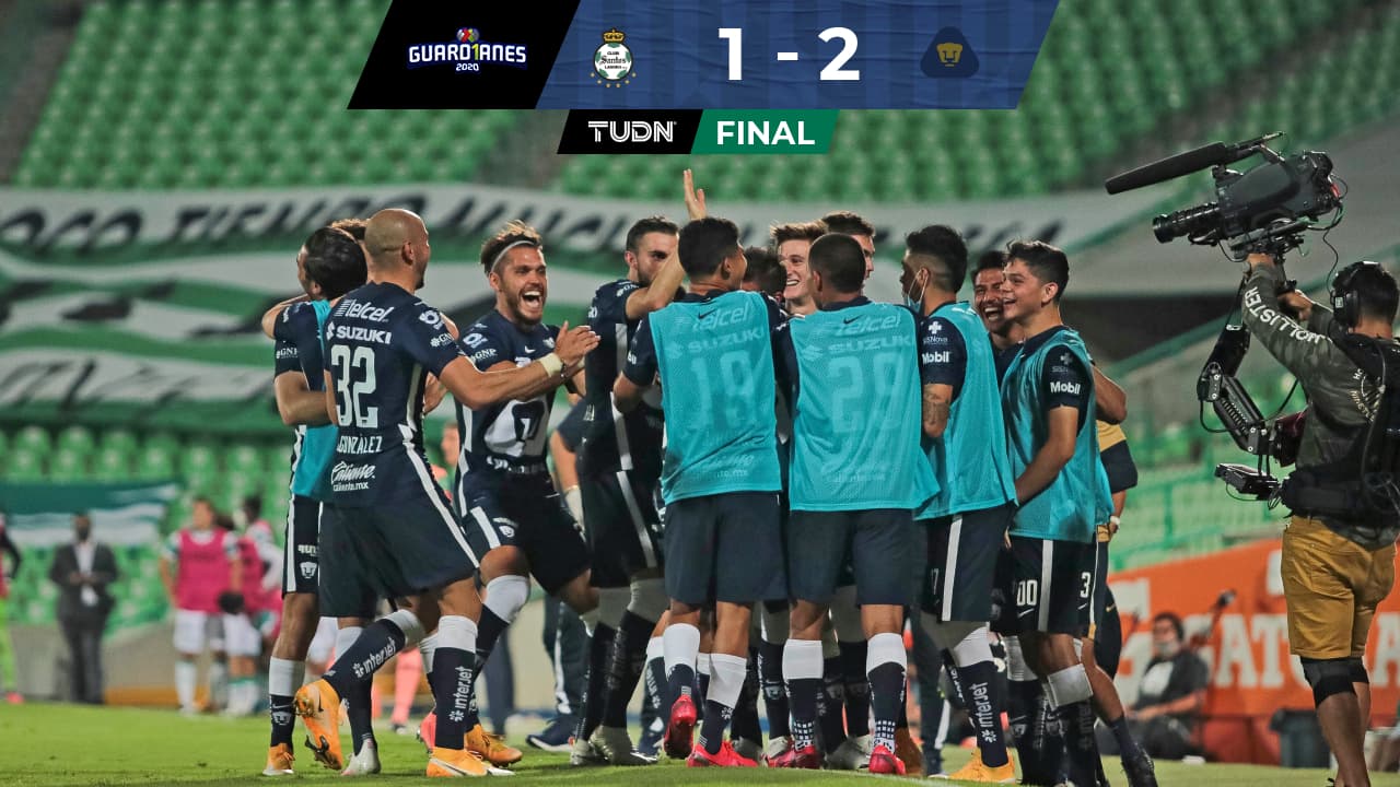 Saluden al invicto y líder: Pumas vence a Santos