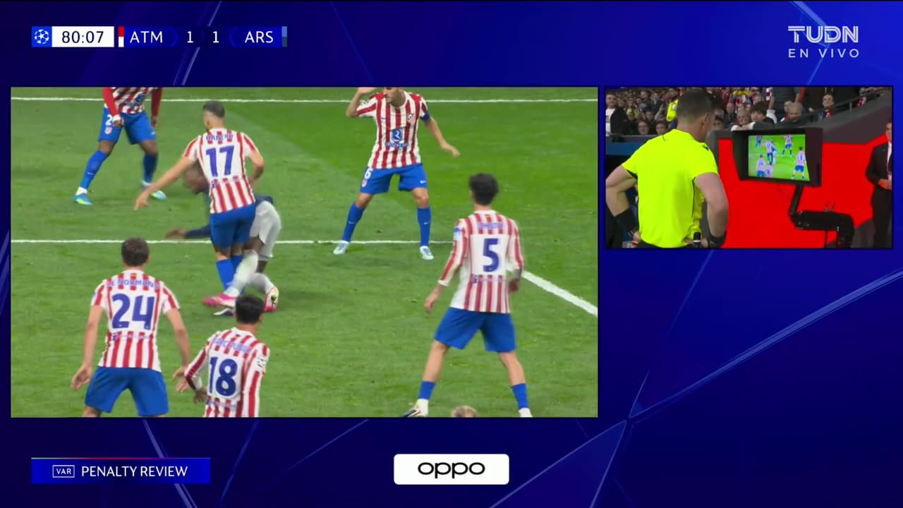 ¿Robo al Arsenal? ¡Se desata la polémica por quitar el penal para los Gunners