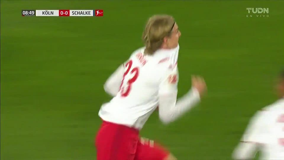 ¡GOOOL! Sebastiaan Bornauw anota para 1. FC Köln