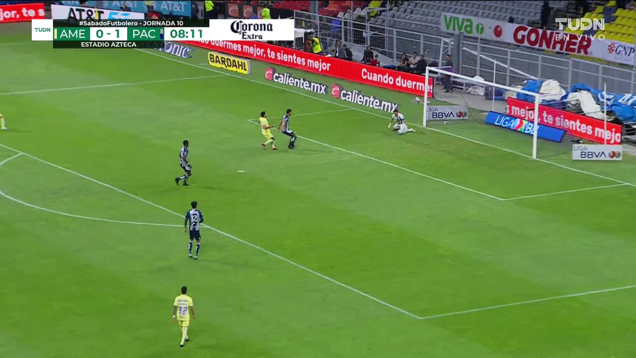 ¡TIRO ATAJADO! disparo por Diego Valdés.