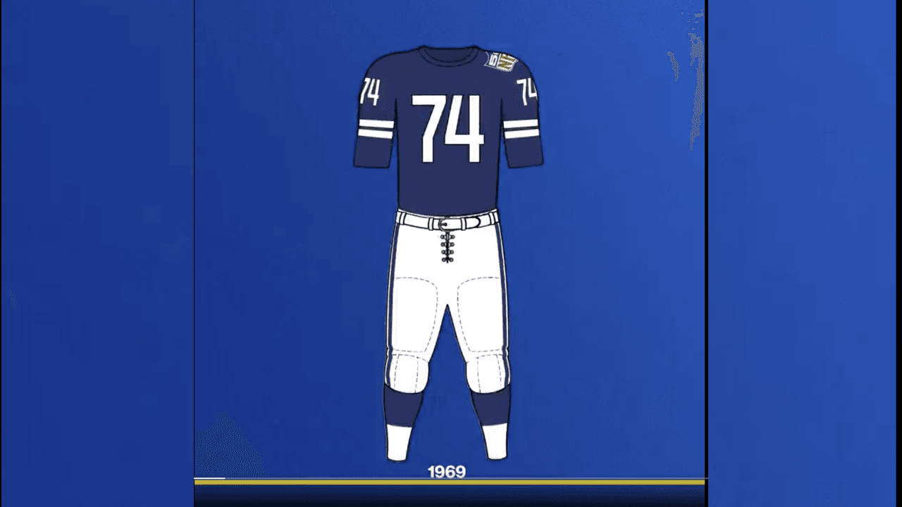 <b>Uniforme de 1969</b>